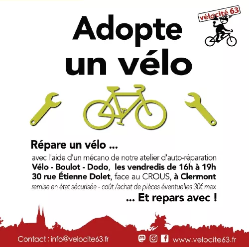 Adopte un Vélo - Vélo-Cité 63